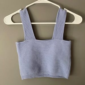 Blue Hollister crop top